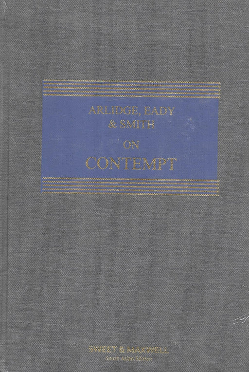 Arlidge, Eady & Smith On Contempt