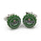 Beer Ale Green Bottle Cap Cufflinks