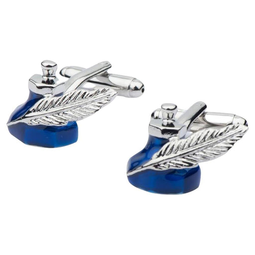 Blue Ink Port Cufflinks