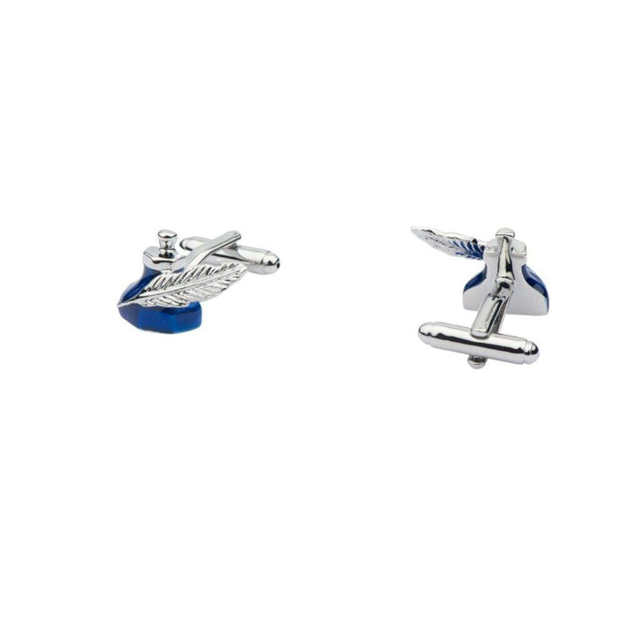 Blue Ink Port Cufflinks