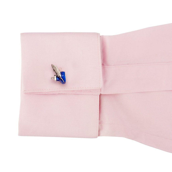 Blue Ink Port Cufflinks