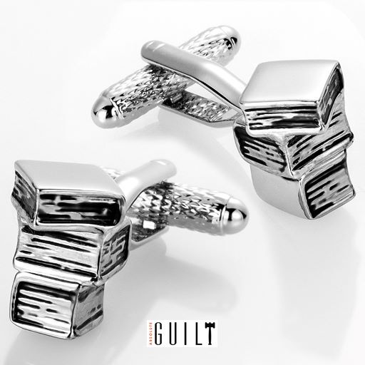 Book Stack Cufflinks