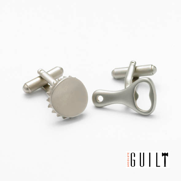 Bottle Opener & Cap Cufflinks