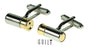 Cartridge Rhodium - Gilt Cufflinks