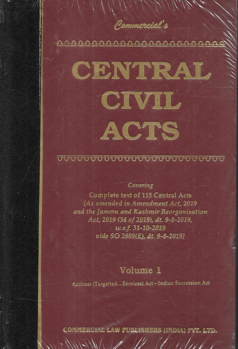 Central Civil Acts In 2 Volume