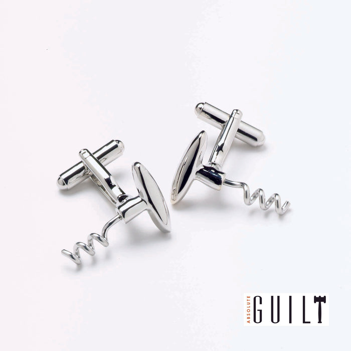 Cork Screw Cufflinks