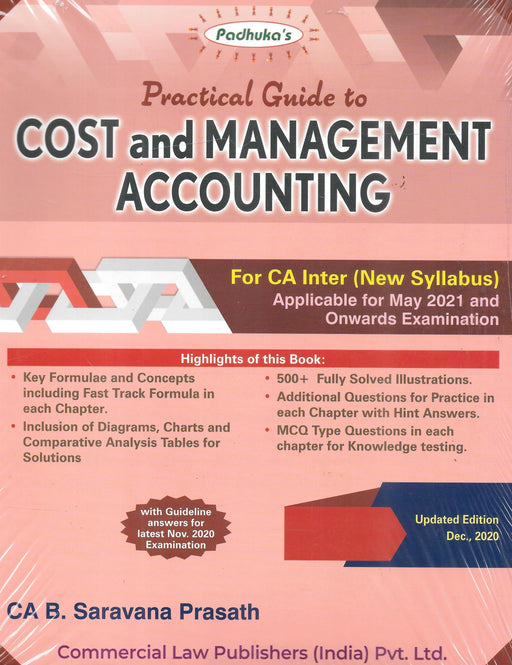 Cost And Management Accounting For CA Inter-New Syllabus