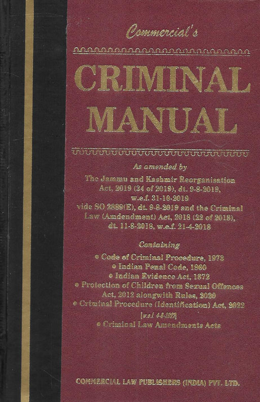 Criminal Manual - Pocket Edition