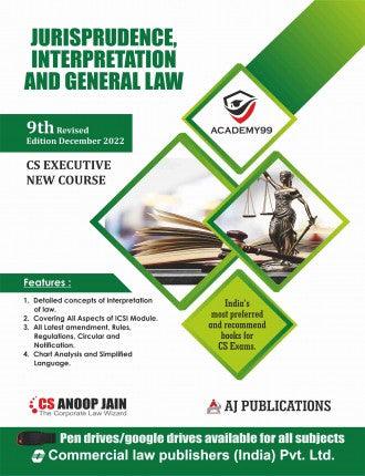 CS Executive Jurisprudence, Interpretation and General Laws New Syllabusx