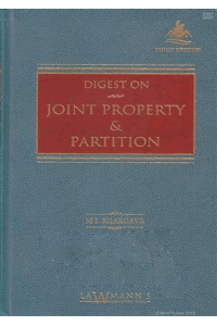 Digest on Joint Property & Partition