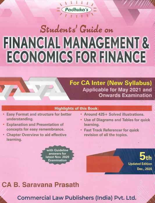 Financial Management & Economics For Finance For Ca Inter-New Syllabus