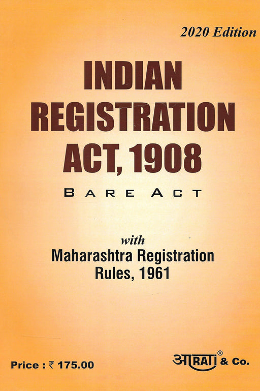 Indian Registration Act, 1908 with Maharashtra Rules