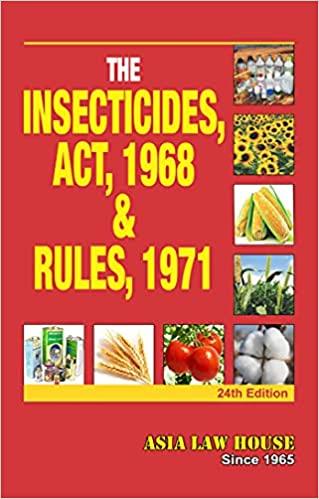 Insecticides Act, 1968 and Rules, 1971