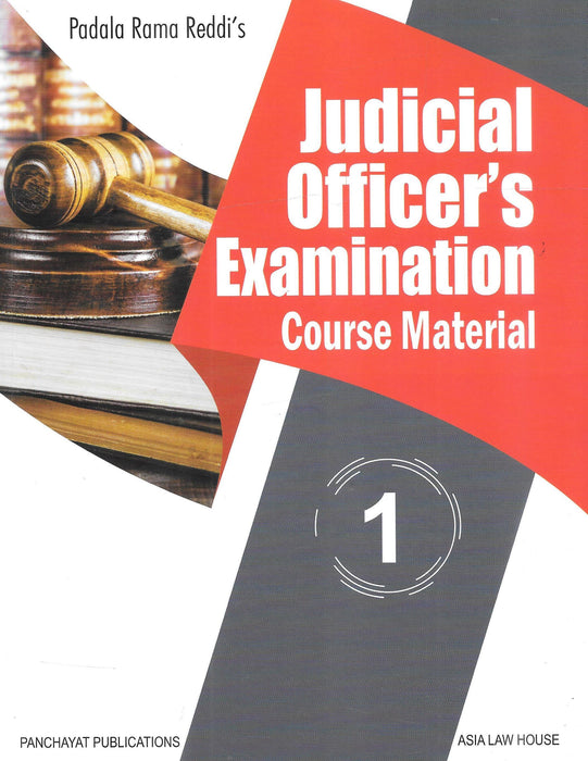 Judicial Officer's Examination Course Material In 4 Vol.