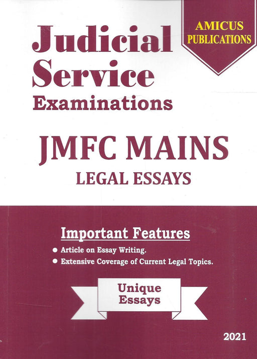 Judicial Service Examinations JMFC Mains Legal Essays