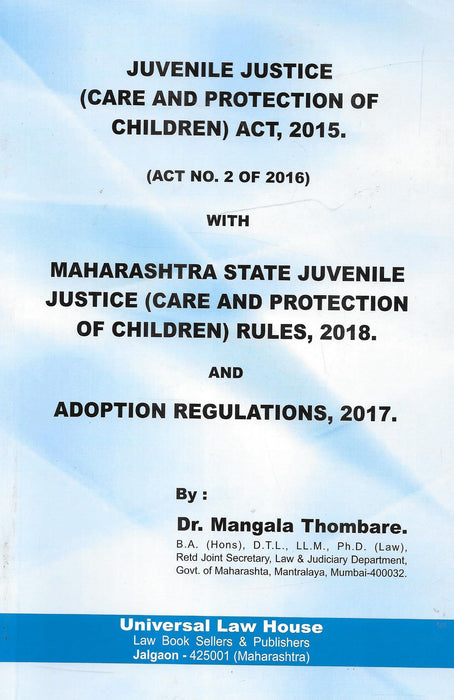 Juvenile Justice Act 2015 with Maharashtra Rules