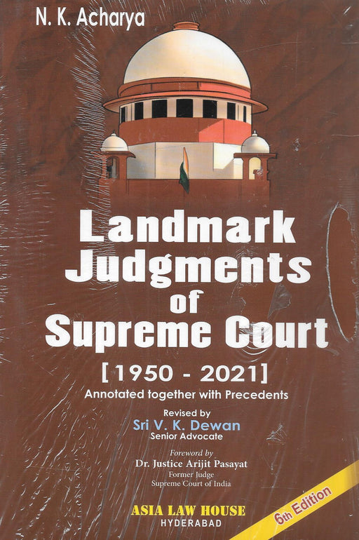 Landmark Judgments Of Supreme Court [1950-2021]