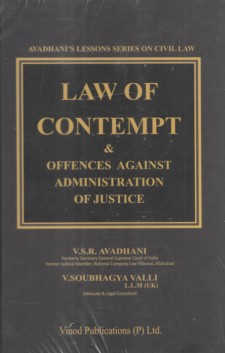 Law of Contempt & Offences against Administration of Justice