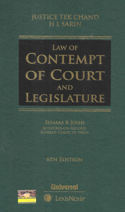 Law of Contempt of Court and Legislature