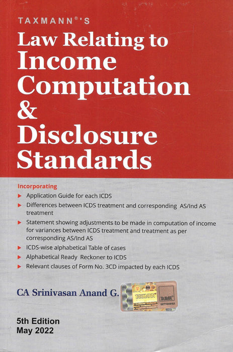 Law Relating To Income Computation & Disclosure Standards - ICDS