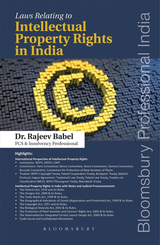 Laws relating to Intellectual Property Rights in India