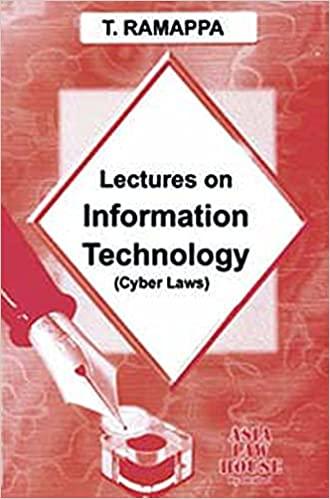 Lectures on Cyber Laws (Information Technology Law)