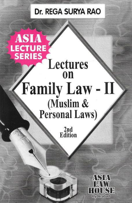 Lectures On Family Law-2 (Muslim & Personal Law)