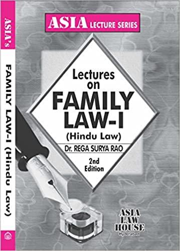 Lectures on Family Law I (Hindu Law)