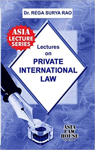 Lectures on Private International Law