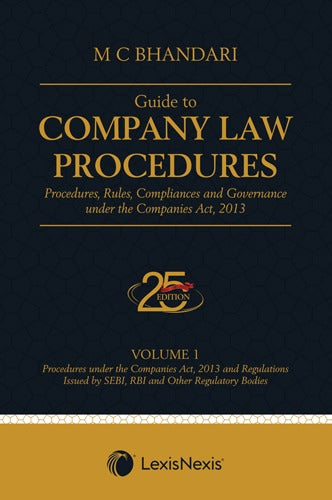 M C Bhandari Guide to Company Law Procedures in 4 vols