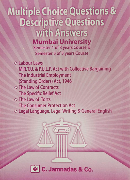 Multiple Choice Questions & Descriptive Questions with Answers - Semester 1 of 3 years and Semester 5 of 5 years course