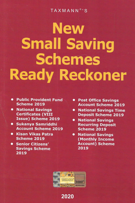 New Small Savings Schemes Ready Reckoner