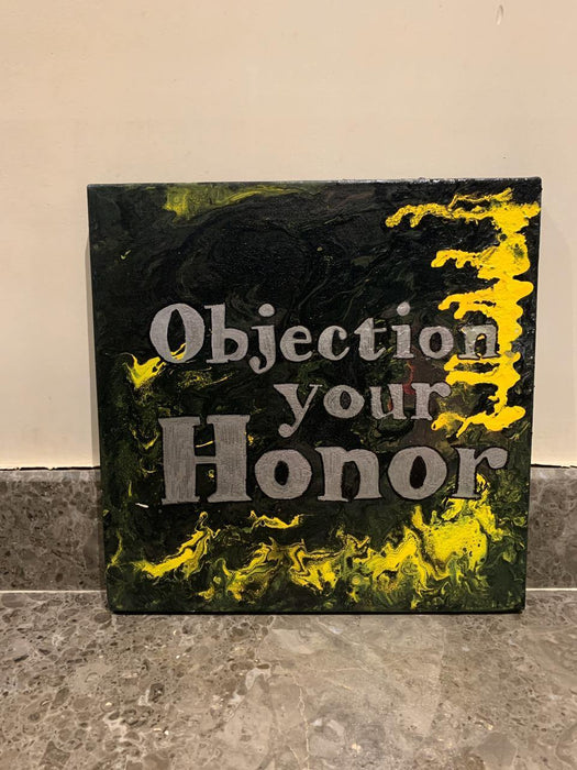 Objection Your Honor - Square Wall Hanging