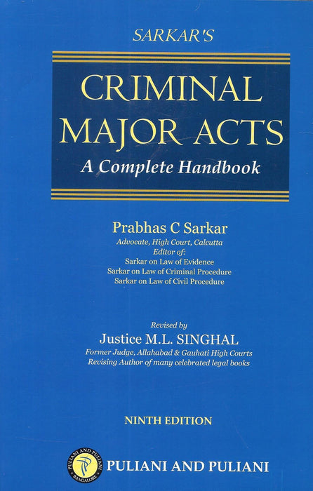 Sarkars - Criminal Major Acts - A Comprehensive Handbook