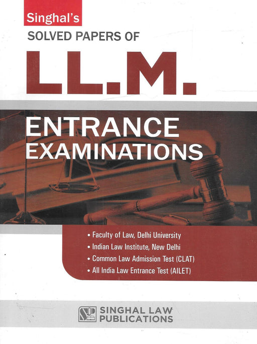 Solved Papers Of L.L.M Entrance Examinations