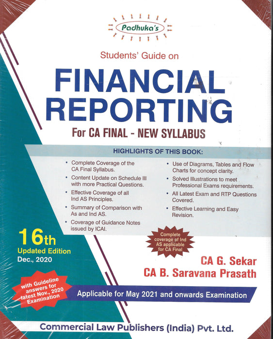 Students' Guide On Financial Reporting-CA Final