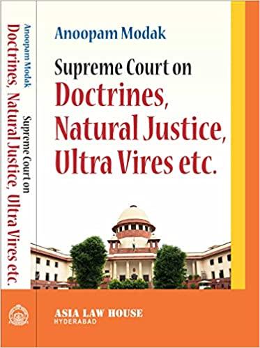 Supreme Court on Doctrines, Natural Justice, Ultra vires etc.