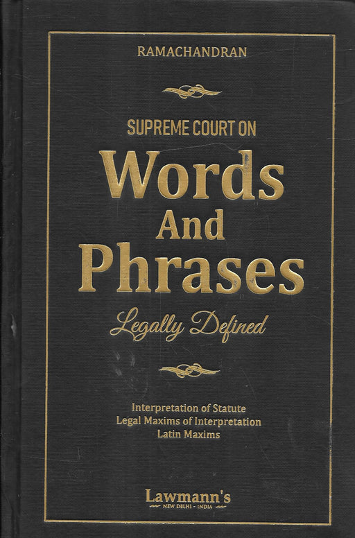 Supreme Court On Words And Phrases Legally Defined