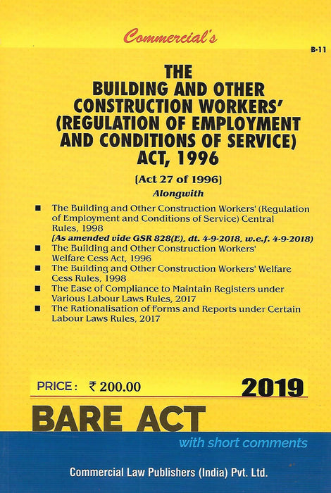 The Building and Other Construction Workers (Regulation of Employment and Condition of Service) Act 1996