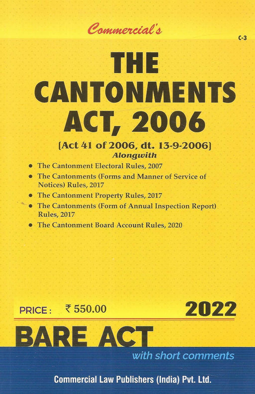 The Cantonments Act , 2006