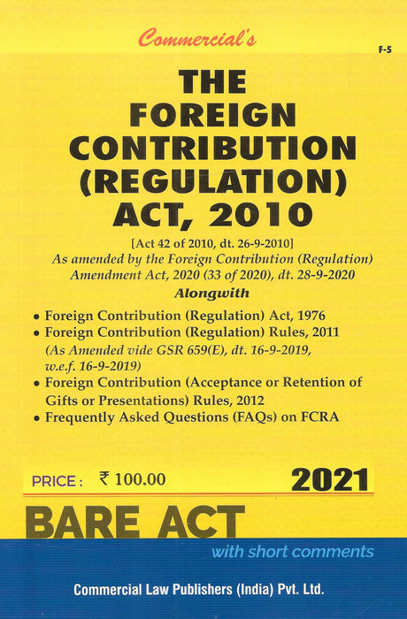 The Foreign Contribution (Regulation) Act, 2010