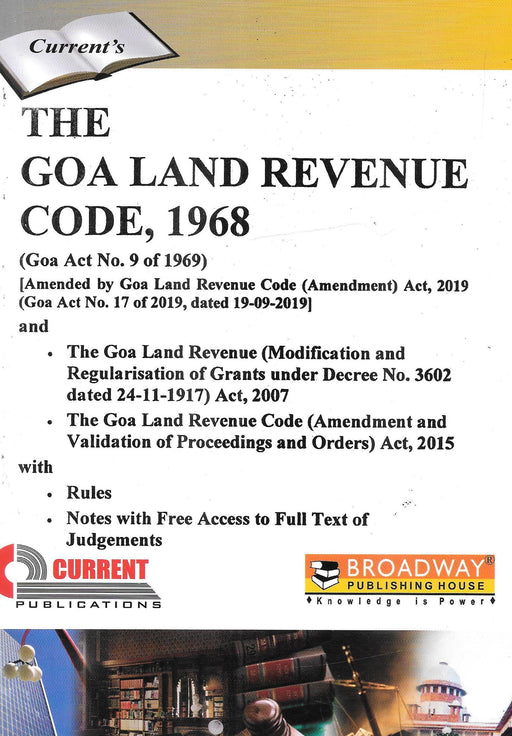 The Goa Land Revenue Code, 1968