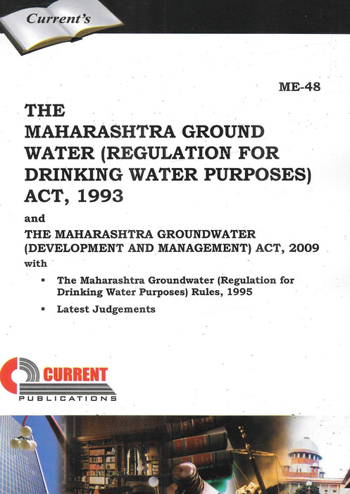 The Maharashtra Ground Water (Regulation for Drinking Water Purposes) Act, 1993