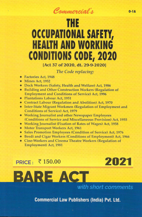 The Occupational Safety Health And Working Conditions Code