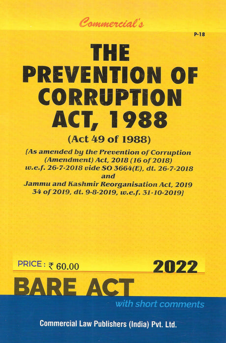 The Prevention Of Corruption Act , 1988