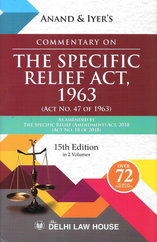 The Specific Relief Act ,1963 (In 2 Volumes)