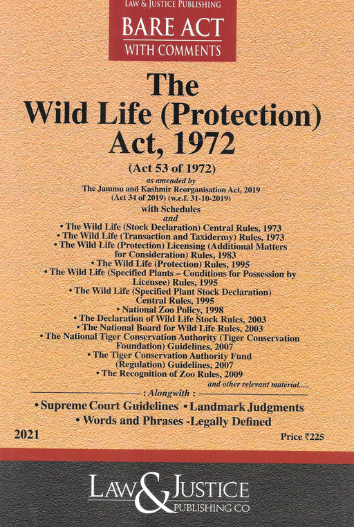 The Wild Life (Protection) Act , 1972