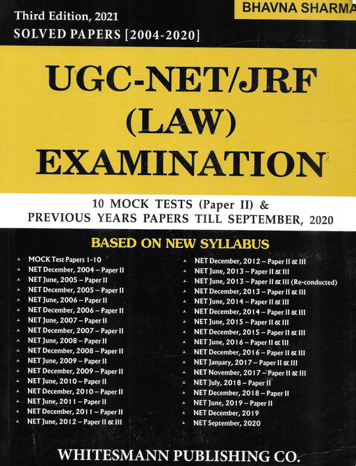 UGC- NET/JRF (Law) Examination
